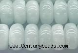 CMS2138 15 inches 6*10mm rondelle blue moonstone beads