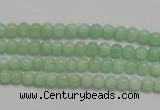 CMS401 15.5 inches 4mm round green moonstone beads wholesale