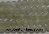 CMS651 15.5 inches 6mm round grey moonstone beads wholesale