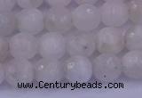 CMS662 15.5 inches 8mm faceted round white moonstone beads