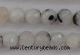 CMS801 15.5 inches 6mm faceted round white moonstone beads