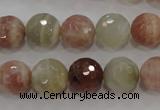 CMS872 15.5 inches 10mm faceted round moonstone gemstone beads