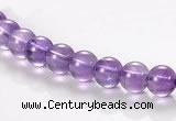 CNA10 6mm round A+ grade natural amethyst quartz beads Wholesale