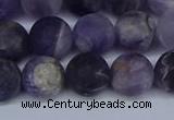 CNA1063 15.5 inches 10mm round matte dogtooth amethyst beads