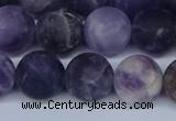 CNA1064 15.5 inches 12mm round matte dogtooth amethyst beads