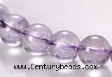 CNA11 10mm round A- grade natural amethyst beads Wholesale