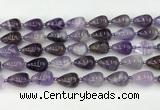 CNA1180 15.5 inches 11*16mm teardrop amethyst beads wholesale