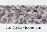 CNA1183 15.5 inches 14*14mm square amethyst beads wholesale