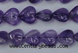 CNA282 15.5 inches 12*12mm heart natural amethyst beads wholesale