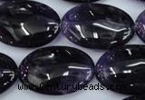 CNA296 15.5 inches 20*30mm oval A grade natural amethyst beads