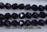 CNA500 15 inches 8mm faceted nuggets amethyst gemstone beads