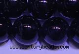 CNA565 15.5 inches 14mm round AA grade natural dark amethyst beads