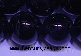 CNA567 15.5 inches 18mm round AA grade natural dark amethyst beads