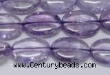 CNA832 15.5 inches 13*18mm oval natural light amethyst beads