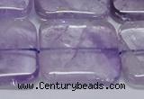 CNA848 15.5 inches 35mm square natural light amethyst beads