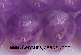 CNA959 15.5 inches 18mm round natural lavender amethyst beads