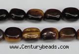 CNG01 15.5 inches 9*12mm nuggets yellow tiger eye gemstone beads