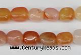 CNG06 15.5 inches 9*12mm nuggets agate gemstone beads