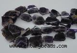 CNG1076 15.5 inches 18*25mm - 35*40mm nuggets amethyst beads