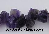 CNG1121 15.5 inches 8*12mm - 13*18mm nuggets amethyst beads