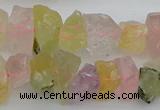 CNG1139 15.5 inches 8*12mm - 13*18mm nuggets mixed quartz beads