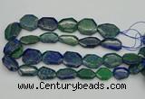 CNG1155 15.5 inches 20*25mm - 25*35mm freeform chrysocolla beads