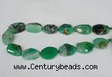 CNG1204 15.5 inches 20*30mm - 25*35mm freeform agate beads