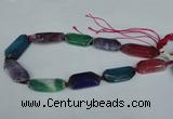 CNG1225 15.5 inches 18*30mm - 20*45mm freeform agate beads