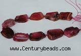 CNG1239 15.5 inches 25*35mm - 30*45mm freeform agate beads