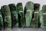 CNG1466 15.5 inches 12*35mm nuggets agate gemstone beads