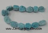 CNG1520 8 inches 12*16mm - 15*22mm freeform agate beads