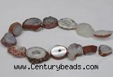 CNG1601 15.5 inches 18*25mm - 25*30mm freeform druzy agate beads