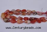 CNG1711 15.5 inches 15*20mm - 20*30mm nuggets red agate beads