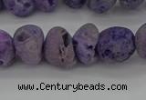 CNG2012 15.5 inches 8*10mm - 10*14mm nuggets plated druzy agate beads