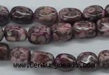 CNG203 15.5 inches 8*10mm nuggets crazy lace agate gemstone beads