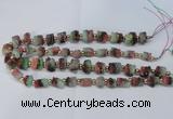 CNG2546 8*12mm – 13*18mm tube druzy quartz beads wholesale