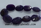 CNG2648 15.5 inches 30*38mm - 40*50mm freeform agate beads