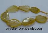 CNG2662 15.5 inches 35*45mm - 40*55mm freeform agate beads