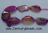 CNG2664 15.5 inches 35*45mm - 40*55mm freeform agate beads