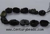 CNG2685 15.5 inches 25*30mm - 30*40mm freeform druzy agate beads