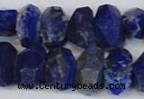 CNG2702 15.5 inches 10*14mm - 13*18mm faceted nuggets lapis lazuli beads