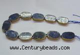 CNG2728 15.5 inches 18*28mm - 20*30mm freeform sodalite beads