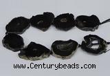 CNG2897 15.5 inches 35*40mm - 45*50mm freeform druzy agate beads