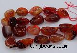 CNG3049 25*30mm - 30*40mm nuggets agate gemstone beads
