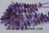 CNG3207 10*25mm - 12*45mm faceted nuggets ametrine beads