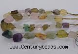 CNG3428 15.5 inches 15*20mm - 20*30mm nuggets mixed quartz beads