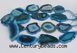 CNG3490 15.5 inches 35*40mm - 45*55mm freeform agate beads