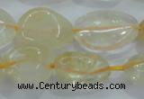 CNG350 15.5 inches 13*18mm - 20*25mm nuggets citrine gemstone beads