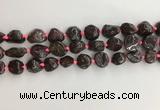 CNG3579 15.5 inches 10*14mm - 12*16mm nuggets garnet gemstone beads