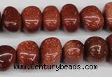 CNG43 15.5 inches 11*15mm nuggets goldstone gemstone beads